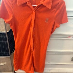 Juicy Couture Orange Jumpsuit Bold Elegance
